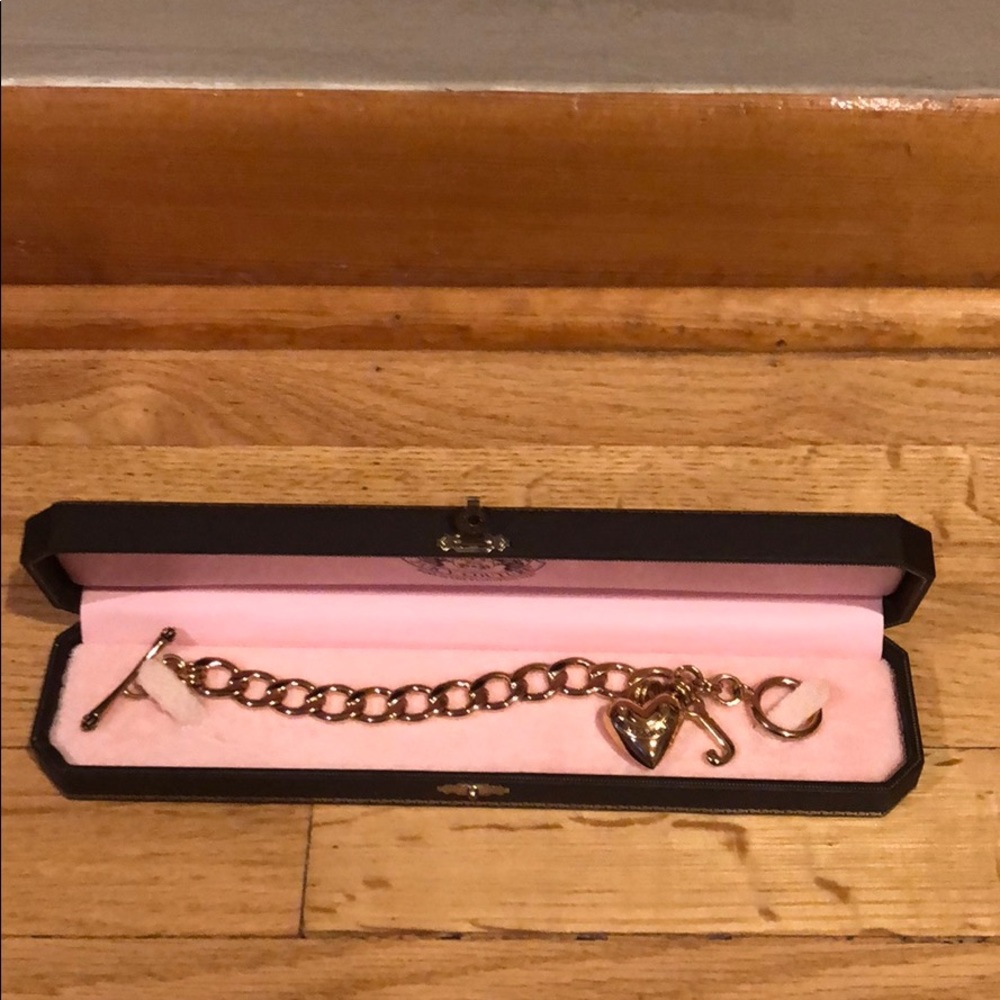 Juicy Couture Gold Heart Bracelet